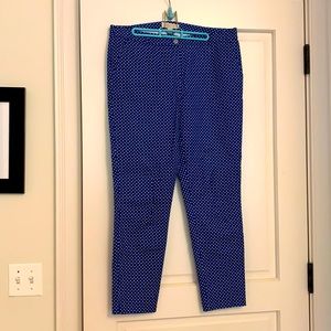 Michael Kors blue pedal pushers